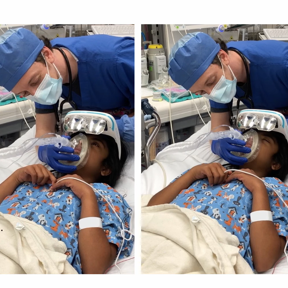 Dream Glass to Reduce Anxiety of Sick Children in Stanford U Children's Hospital